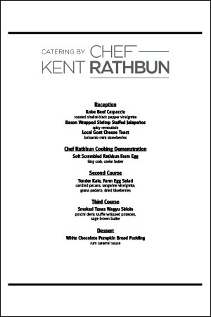 CATERING MENU