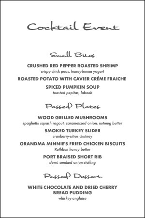 COCKTAIL EVENT